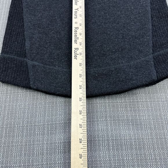 Prana Sweater Womens XS Grey Brandie Pullover Snaps Wool Blend Comfort Outdoors - Picture 9 of 10